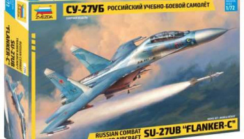 Sukhoi SU-27 UB "Flanker-C" (1:72) Model Kit 7294 - Zvezda