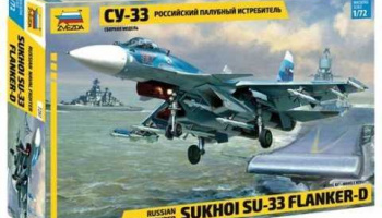 Model Kit letadlo 7297 - Sukhoi SU-33 Flanker D (1:72) - Zvezda