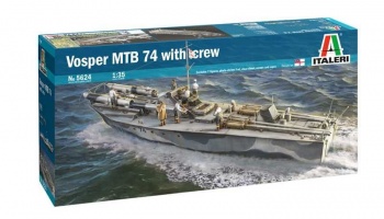 Vosper MTB 74 with crew (1:35) Model Kit 5624 - Italeri