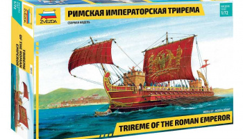 Trireme of the Roman Emperor (1:72) Model Kit loď 9019 - Zvezda