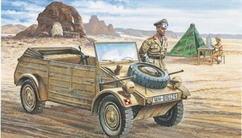 Model Kit military 0312 - VW Typ 82 KUBELWAGEN (1:35) - Italeri