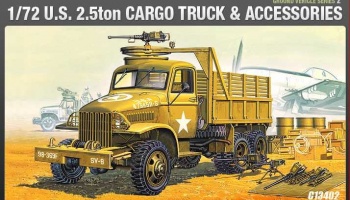 Model Kit military 13402 - US CARGOTRUCK & ACCESSORY (1:72)