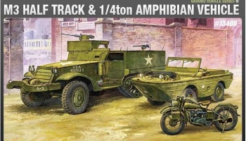 Model Kit military 13408 - M3 U.S HALF TRACK (1:72)