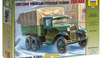 GAZ-AAA Soviet Truck (3-axle) (1:35) Model Kit 3547 - Zvezda