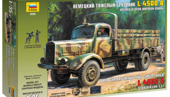 German Heavy Truck L4500A (1:35) Model Kit 3596 - Zvezda