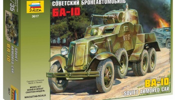 Model Kit military 3617 - Soviet Armored Car BA-10 (1:35)