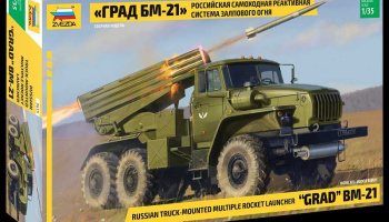 Model Kit military 3655 - BM-21 Grad Rocket Launcher (1:35) - Zvezda