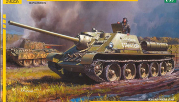 SU-85 Soviet Tank Destroyer (1:35) Model Kit military 3690