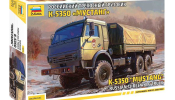 Model Kit military - Kamaz Mustang Truck (1:72) - Zvezda