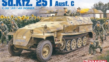 Model Kit military 6187 - Sd.Kfz.251/1 Ausf.C (1:35) - Dragon