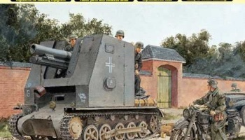 15cm s.IG.33 (Sf) AUF Pz.Kpfw.I Ausf.B (SMART KIT) (1:35) Model Kit military 6259 - Dragon