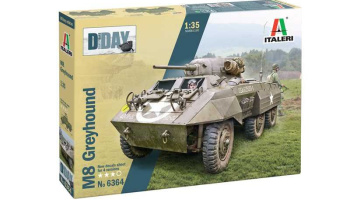 Model Kit military 6364 - M-8 Greyhound (1:35) - Italeri
