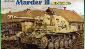 Model Kit military 6423 - Sd. Kfz.131 Panzerjäger II für PaK 40/2 "Marder II" Mid Production (1:35) - Dragon