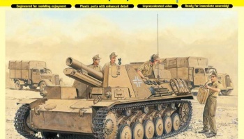 Model Kit military 6440 - BISON II 15cm s.IG 33 (Sfl) auf Pz.Kpfw. II (SMART KIT) (1:35) - Dragon