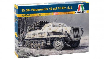 Model Kit military 6546 - 15 cm. PANZERWERFER 42 AUF SD.KFZ. 4/1 (1:35) - Italeri