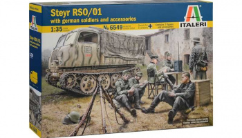 Model Kit military 6549 - STEYR RSO/01 with GERMAN SOLDIERS (1:35)