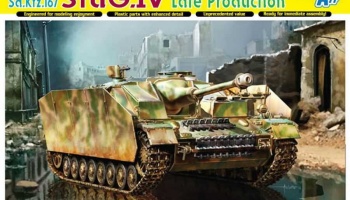 Sd.Kfz.167 StuG.IV Late Production (Smart Kit) (1:35) Model Kit military 6612 - Dragon