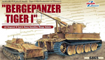 Model Kit military 6865 - "Bergepanzer Tiger I" mit Borgward IV Ausf.A Heavy Demolition Charge Vehicle (1:35)