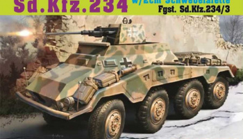 Sd.Kfz. 234/3 w/2cm Schwebelafette (2cm) (1:35) Model Kit military 6969 - Dragon