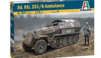 Sd.Kfz. 251/8 Ambulance (1:72) Model Kit 7077 - Italeri