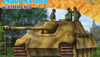 Model Kit military 7241 - Sd.Kfz. 173 JAGDPANTHER EARLY PRODUCTION w/ZIMMERIT (1:72) - Dragon