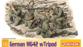 MG42 w/TRIPOD MOUNT (1:6) Model Kit military 75017 - Dragon