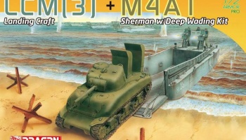 SLEVA  20% DISCOUNT - LCM(3) + M4A1 Sherman w/Deep Wading Kit (1:72) - Dragon