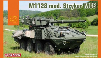 Model Kit military 7687 - M1128 Mod. Stryker MGS (1:72) - Dragon