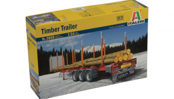 TIMBER TRAILER (1:24) Model Kit návěs 3868 - Italeri