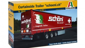 Curtainside Trailer 1/24 - Italeri