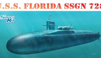 Model Kit ponorka  - U.S.S.FLORIDA SSGN 728 (1:350) - Dragon