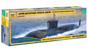 Model Kit ponorka 9061 - Nuclear Submarine "Yury Dolgorukiy" (1:350) - Zvezda