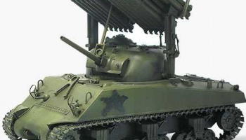 Model Kit tank 13294 - M4A3 Sherman W/ T34 "Calliope" (1:35) - Academy