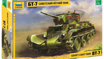 Model Kit tank 3545 - BT-7 Soviet Tank (1:35) - Zvezda