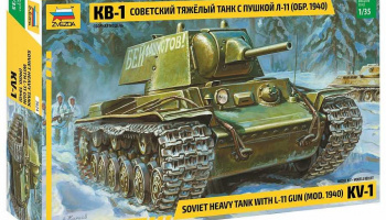 Model Kit tank 3624 - KV-1 mod. 1940 (1:35) - Zvezda