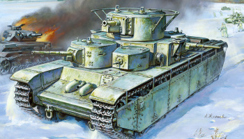 Model Kit tank 3667 - T-35 Heavy Soviet Tank (1:35)