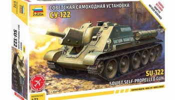 Model Kit tank 5043 - SU-122 Soviet Tank Destroyer (1:72) - Zvezda