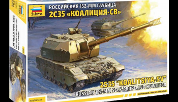 2S35 "Koalitsya-SV" Self Propelled Howitzer (1:72) - Zvezda