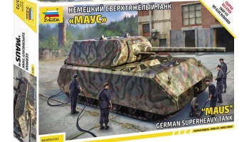 Model Kit tank 5073 - Pz.Kpfw.VII "Maus" (Snap Fit)(1:72) - Zvezda