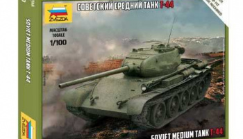 T-44 Soviet Tank (1:100) - Zvezda