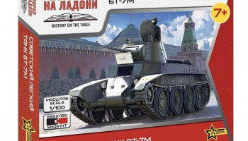 Model Kit tank 6297 - Soviet WWII Tank BT-7 / 7a (1:100) - Zvezda