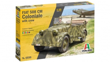 Model Kit tank  - 508 CM "COLONIALE" STAFF CAR (1:35) - Italeri