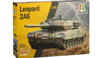 Leopard 2A6 (1:35) Italeri Model Kit Tank 6567 - Italeri