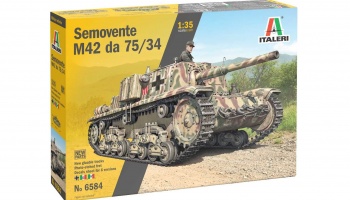 SLEVA - DISCOUNT - Model Kit tank - Semovente M42 da 75/34 (1:35) – Italeri