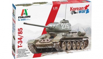 Model Kit tank 6585 - T-34/85 Korean War (1:35) - Italeri