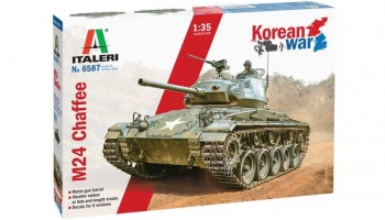 Model Kit tank 6587 - M24 "Chaffee" Korean War (1:35) - Italeri