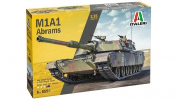 M1A1/A1 Abrams (1:35) Model Kit tank 6596 - Italeri