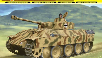 Model Kit tank 6835 - Berge-Panther mit Aufgesetztem Pz.Kpfw.IV Turm Als Befehlspanzer (1:35)