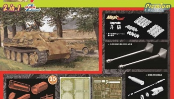 JAGDPANTHER Ausf.G1 (2 in 1) (1:35) Model Kit tank 6846 - Dragon