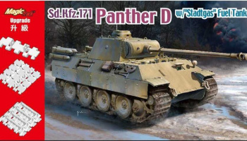 Model Kit tank 6881 - Panther D w/"Stadtgas" Fuel Tanks (1:35) - Dragon